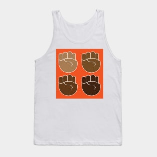 Fight the good fight-orange Tank Top